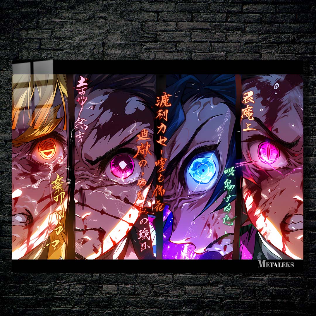 A0153 Tanjiro, Zenetsu, Nezuko, Inosuke