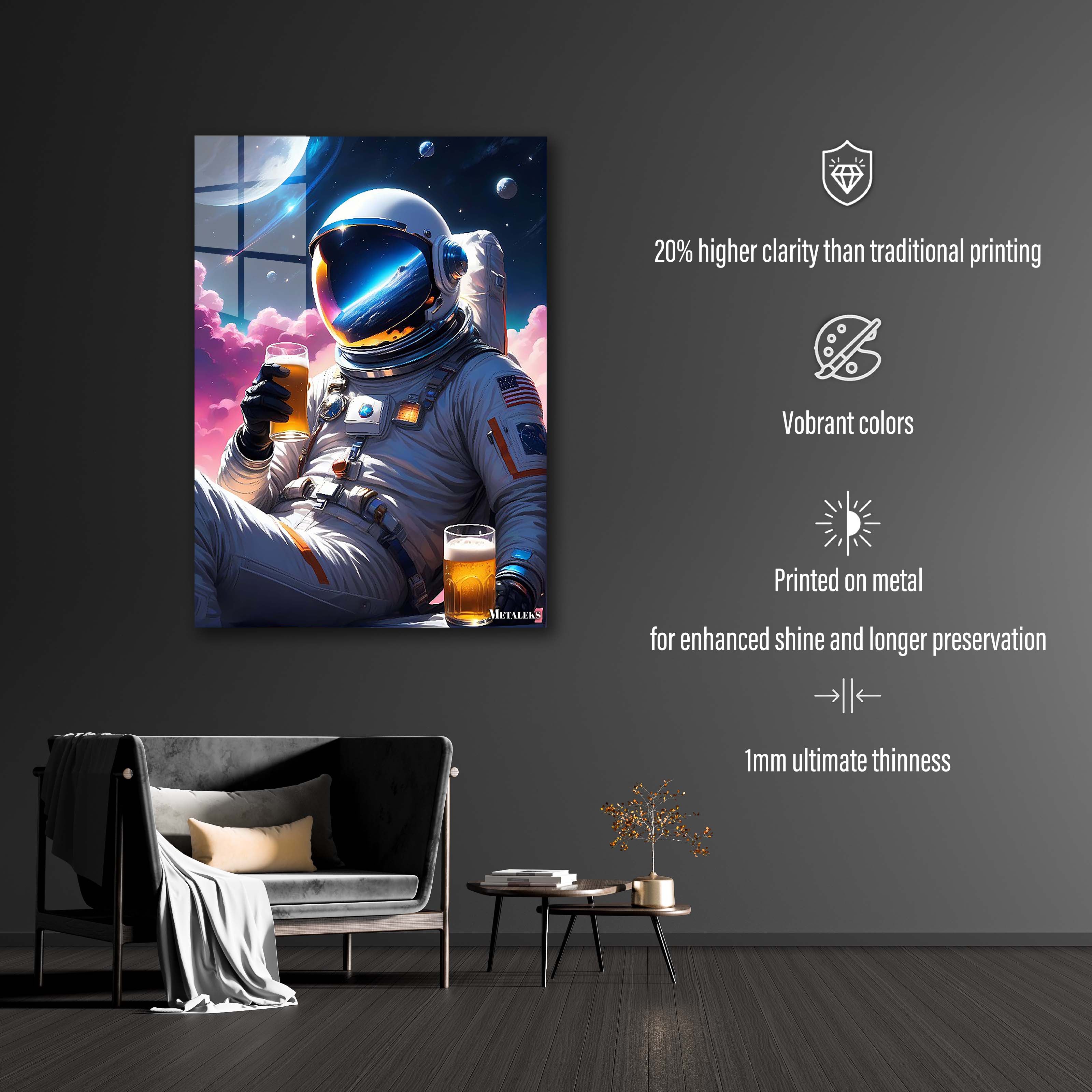 Astronaut with Beer