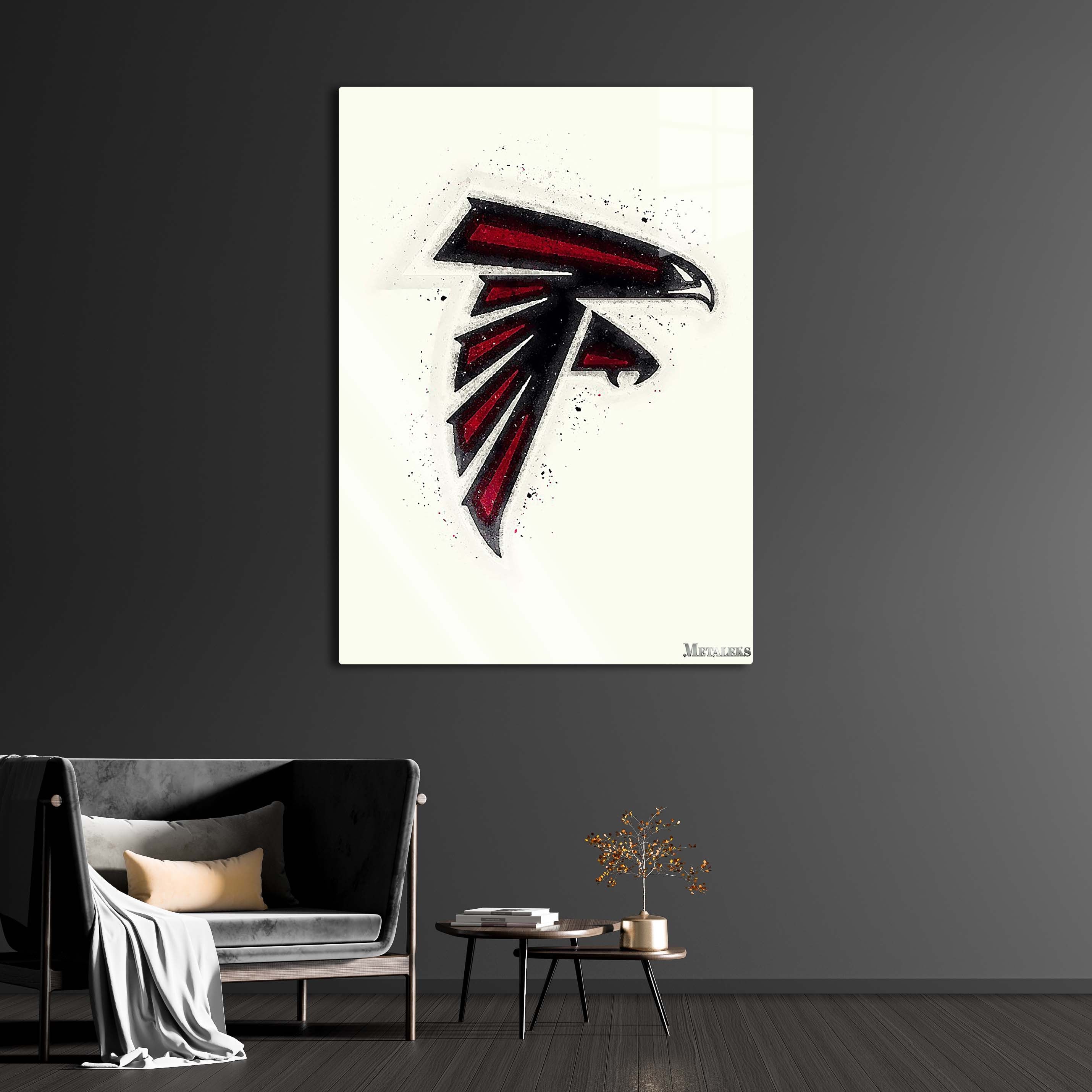 Atlanta Falcons Watercolor