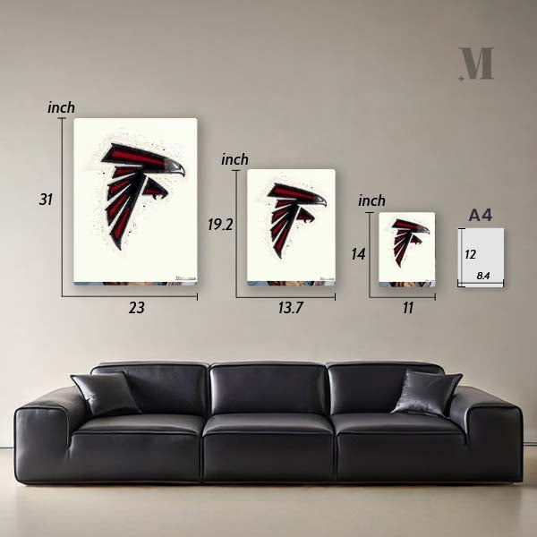 Atlanta Falcons Watercolor