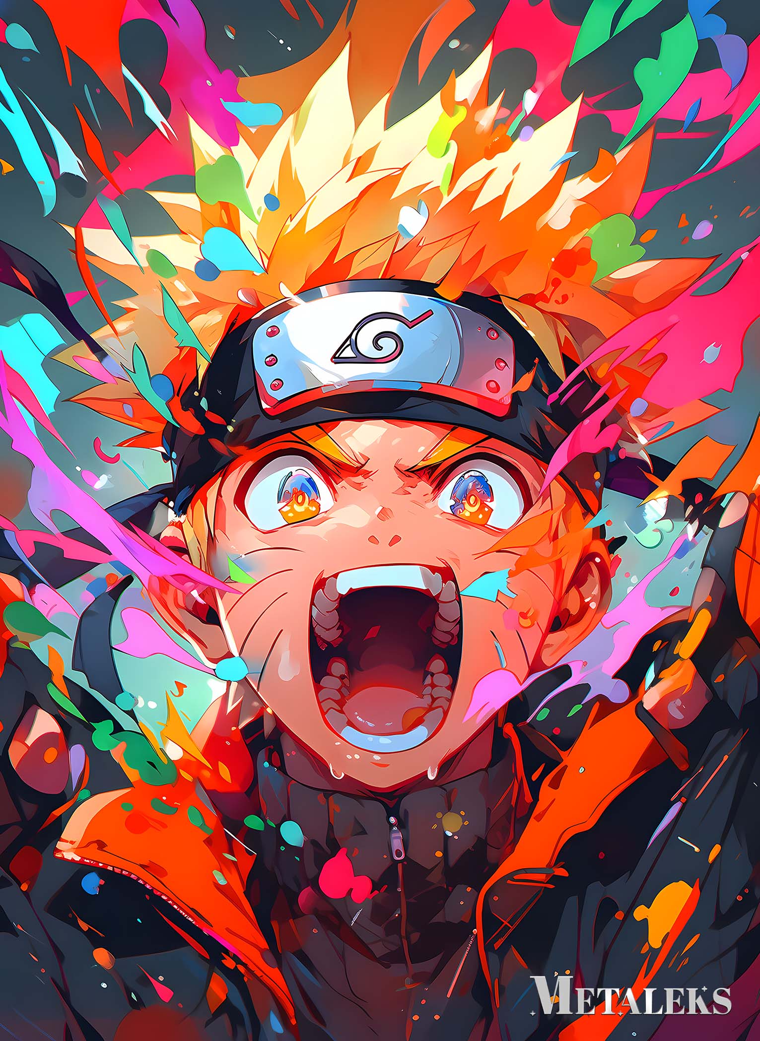 B00007-Colorful Naruto