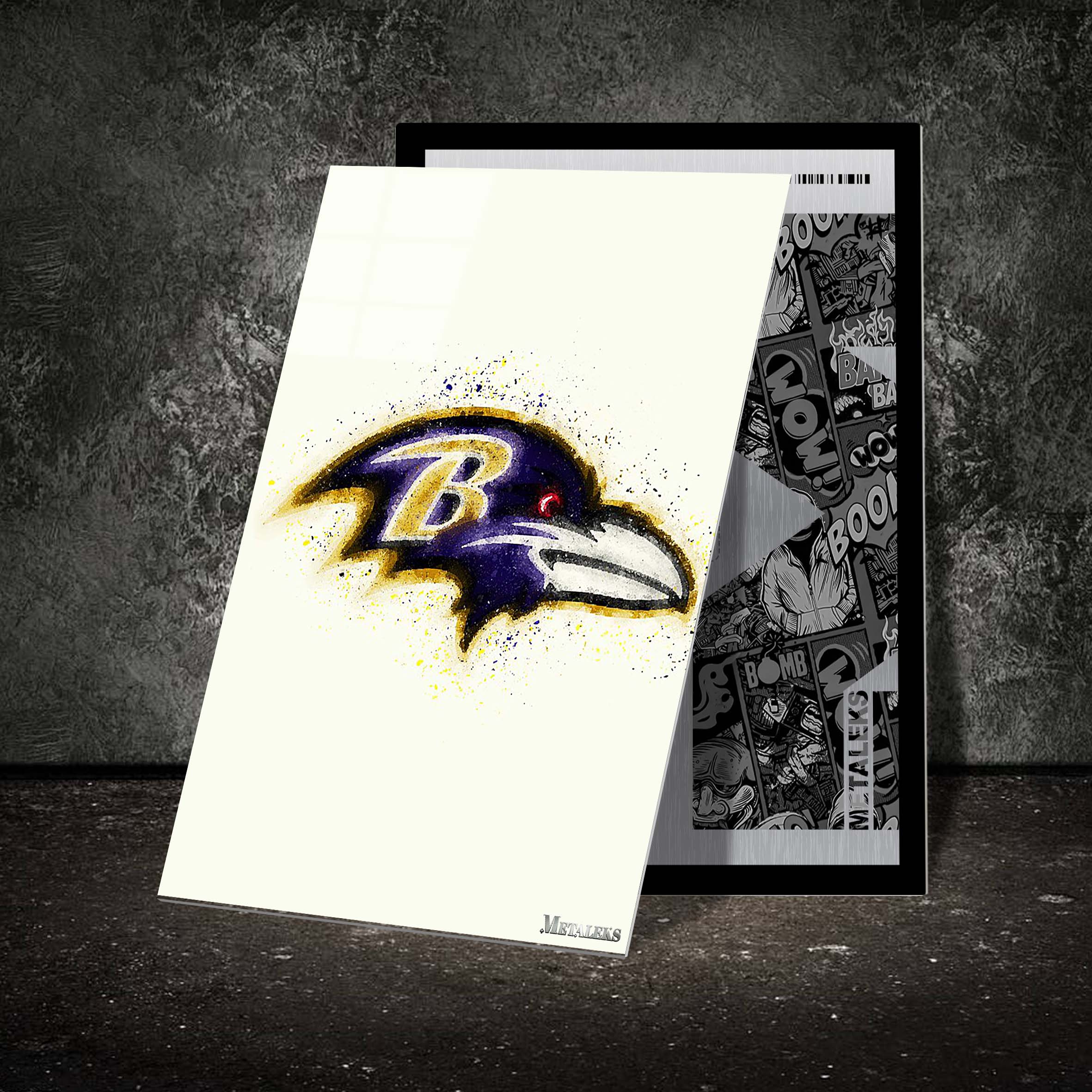Baltimore Ravens Watercolor
