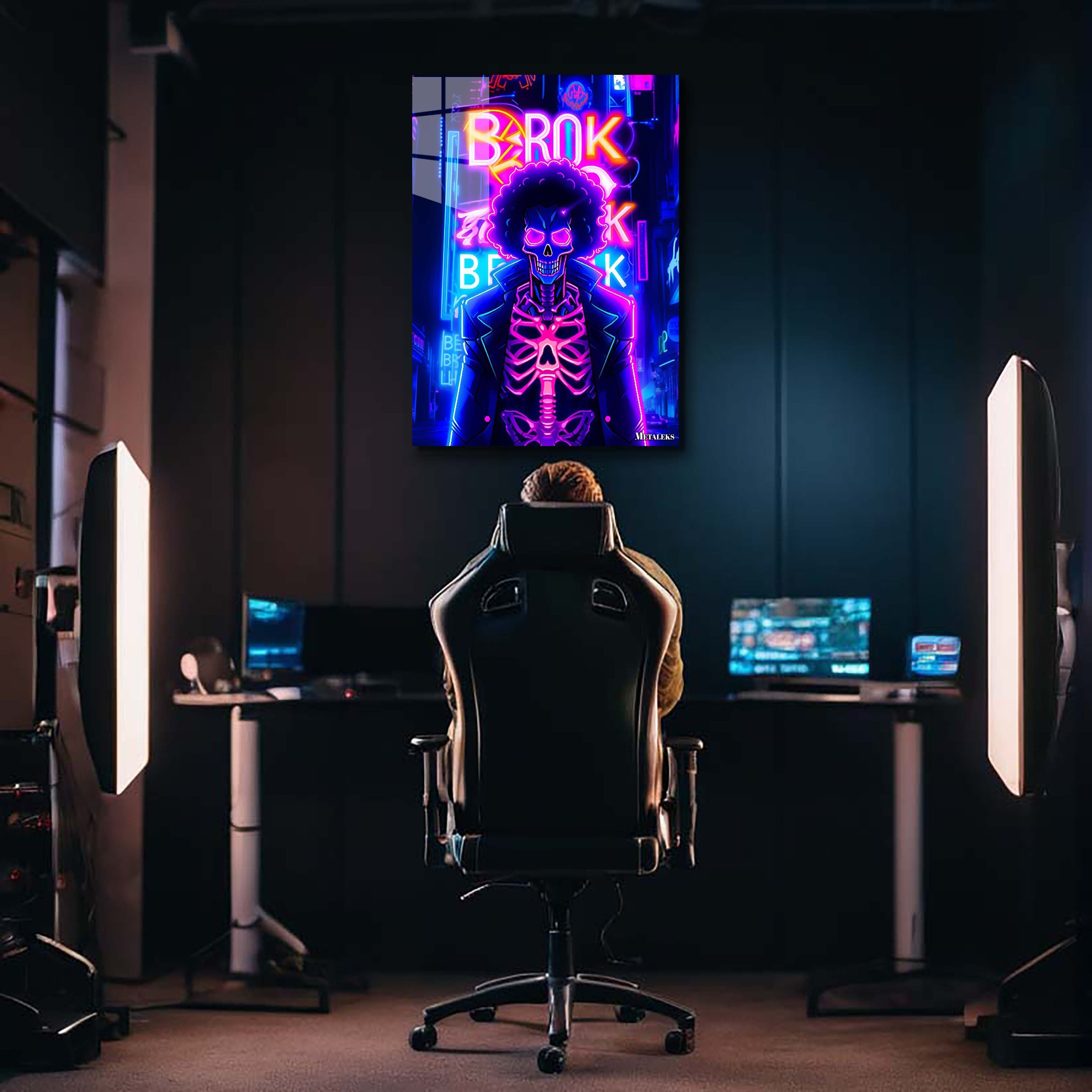 Brook (One Piece) Neon