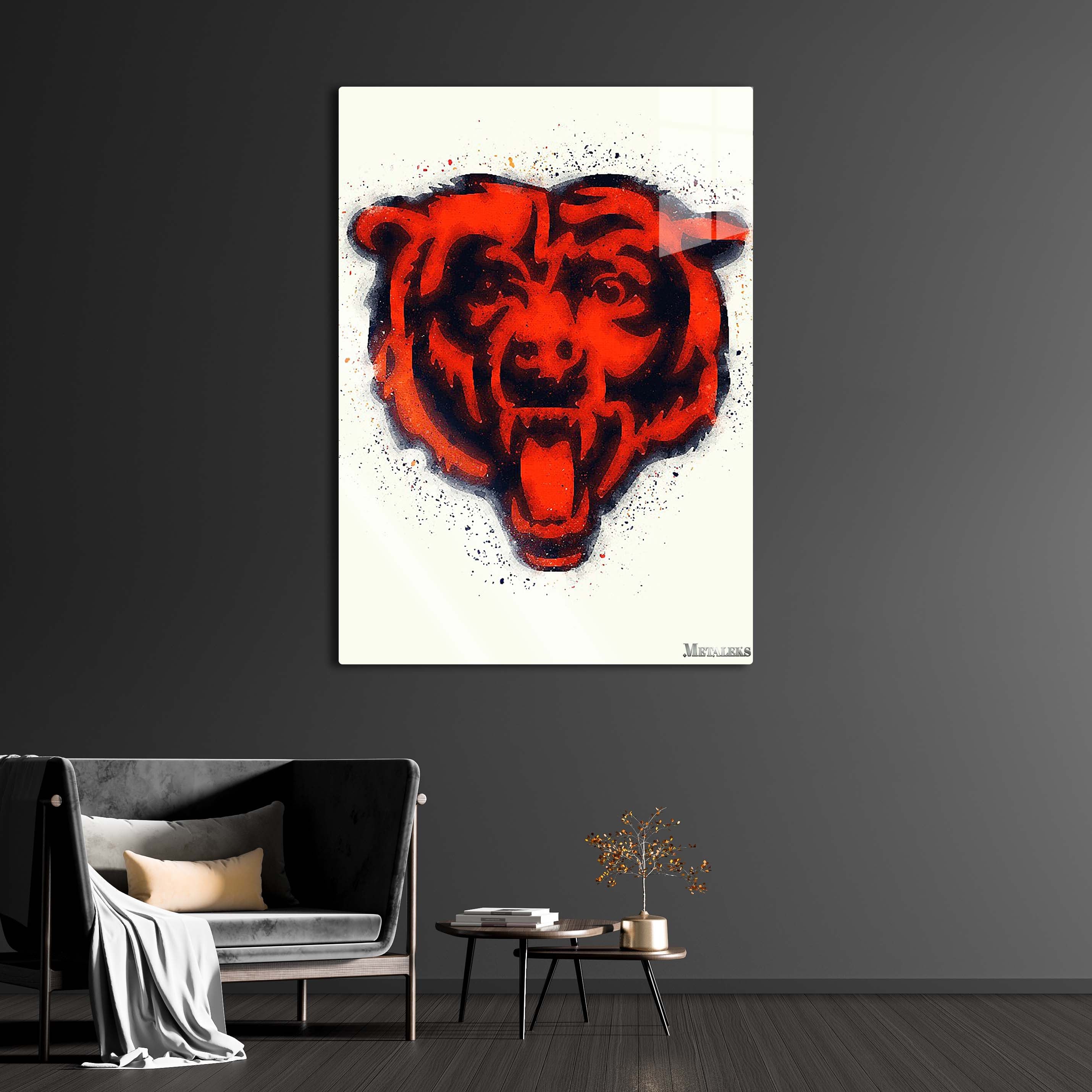 Chicago Bears Watercolor