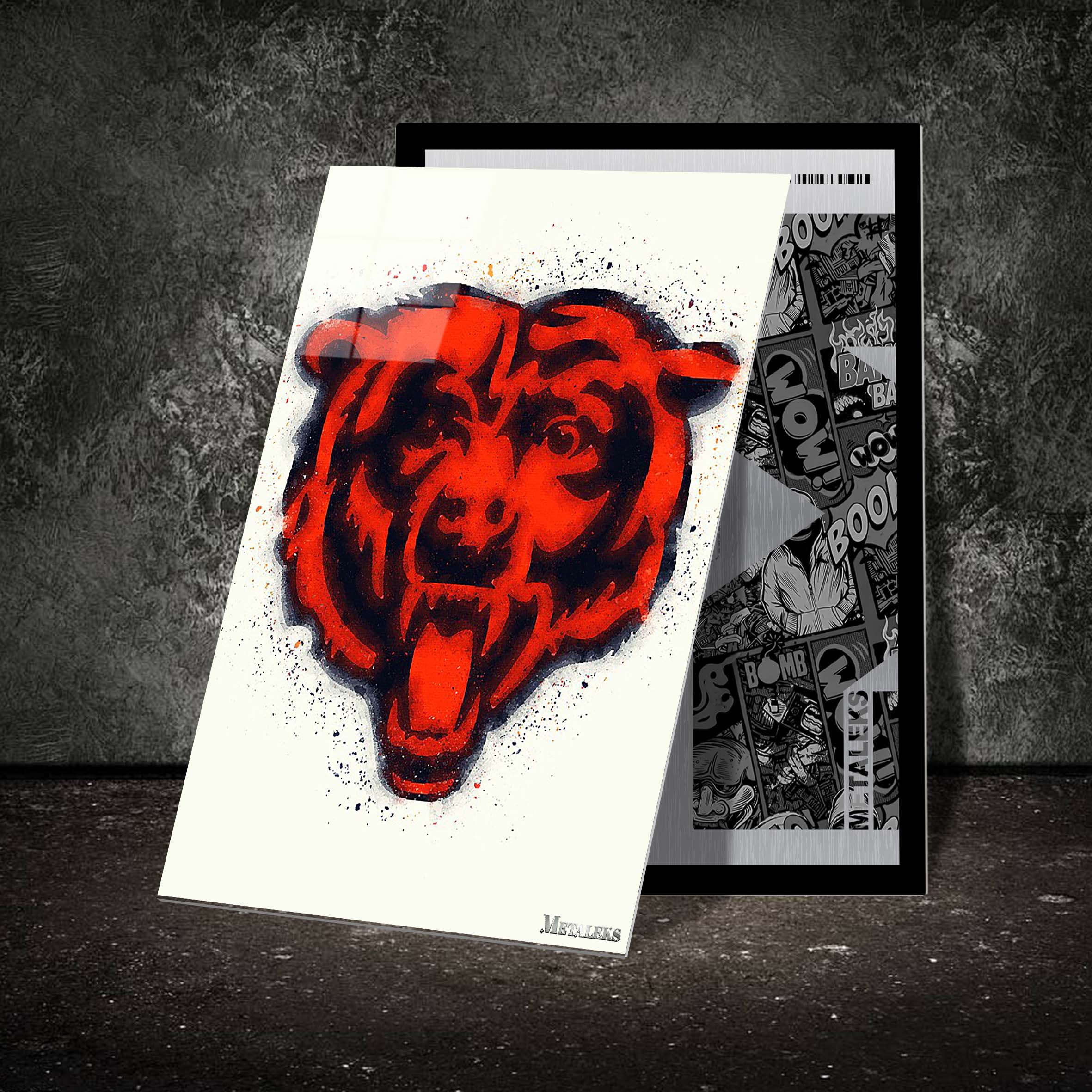 Chicago Bears Watercolor