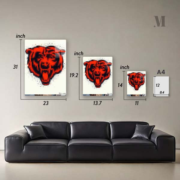 Chicago Bears Watercolor