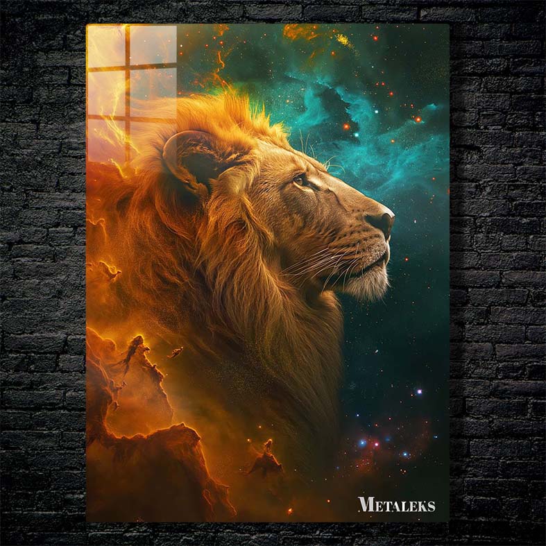 Cosmic Nebula Lion