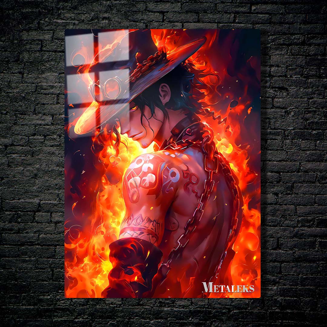D Ace Fire Aura One Piece