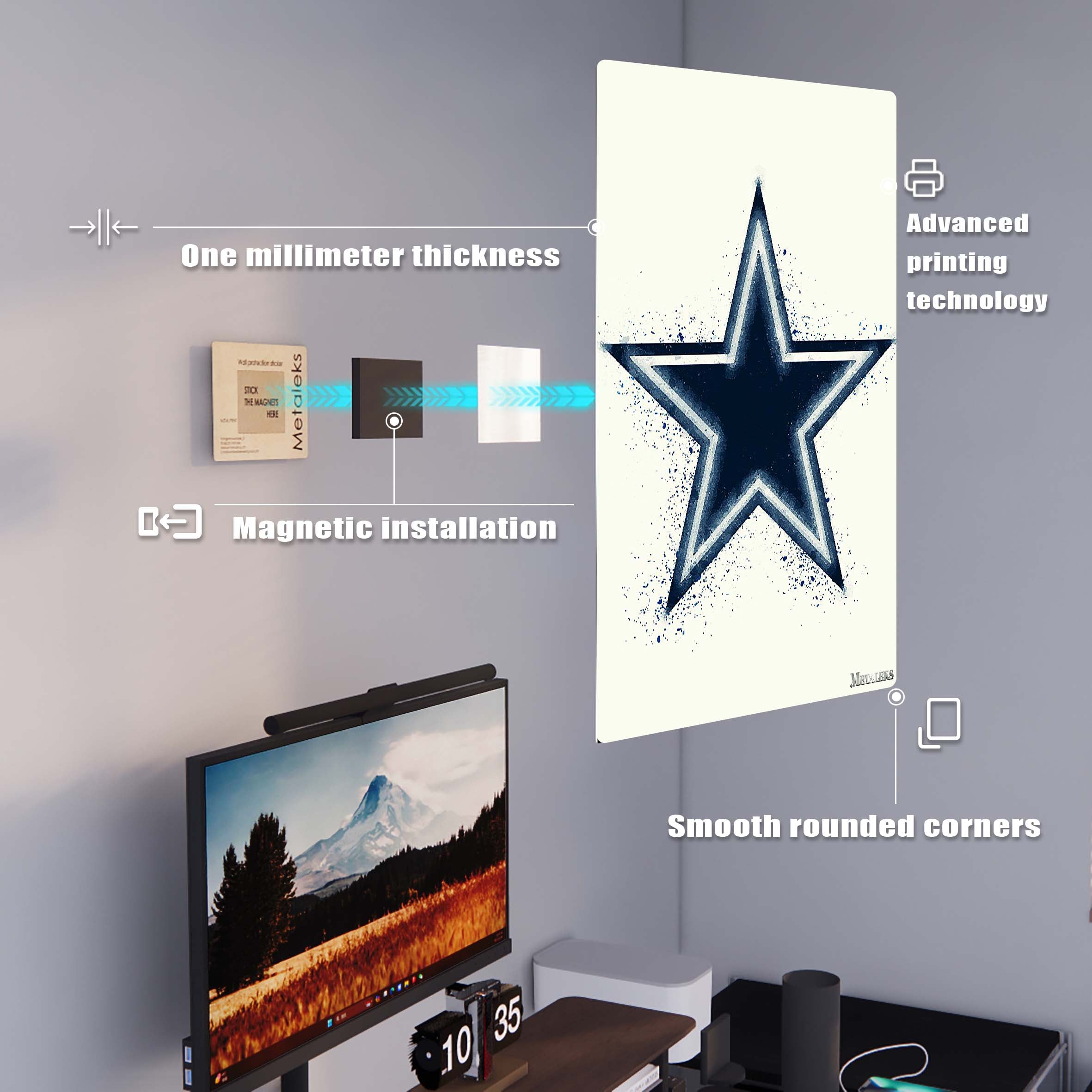 Dallas Cowboys Watercolor