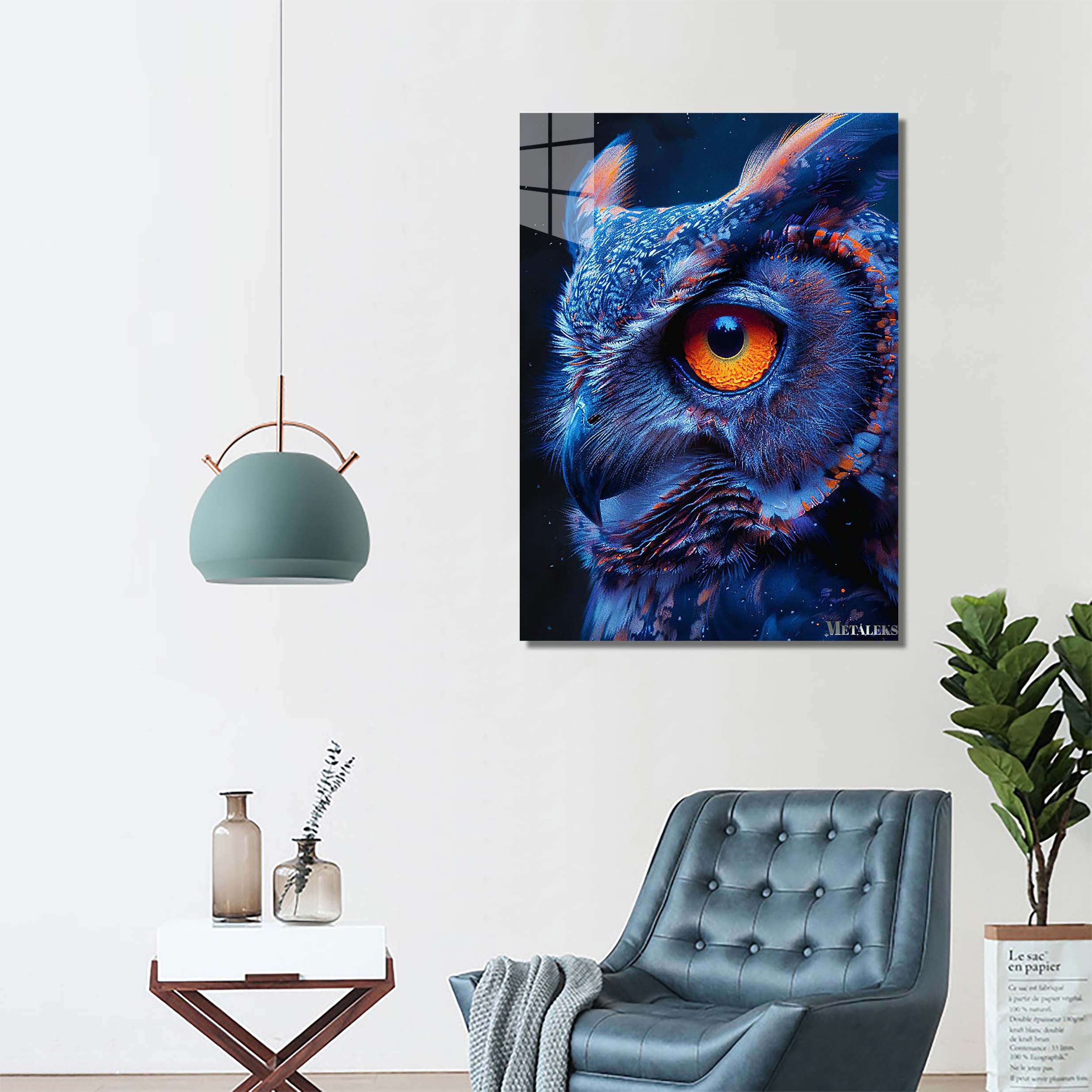 Enigmatic Owl's Gaze