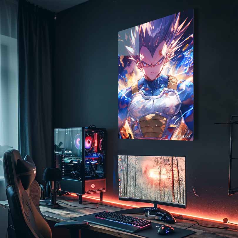 G124 vegeta efec neon dragon ball