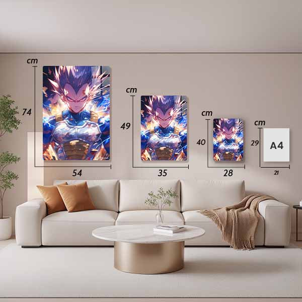 G124 vegeta efec neon dragon ball
