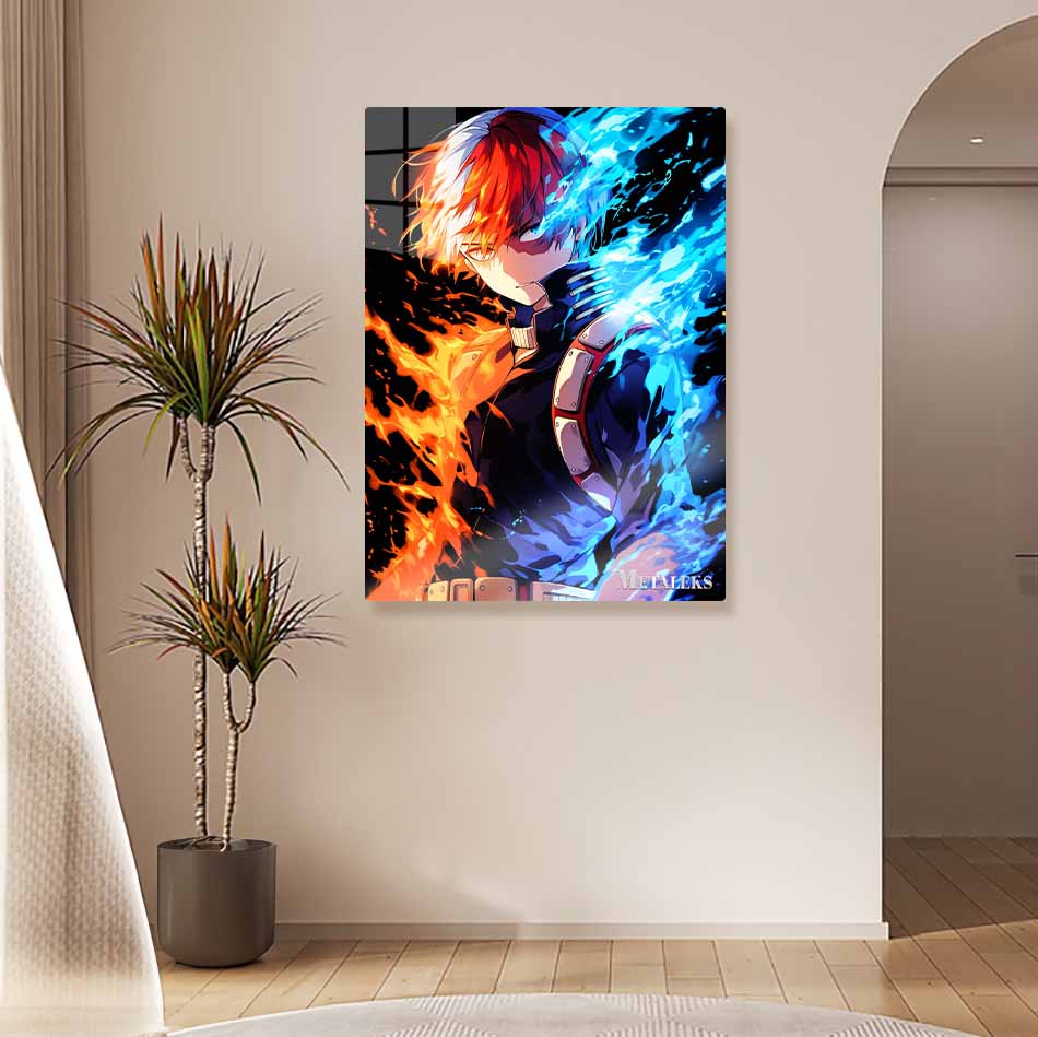 GE0195 Shoto Todoroki Neon Art My Hero Academia