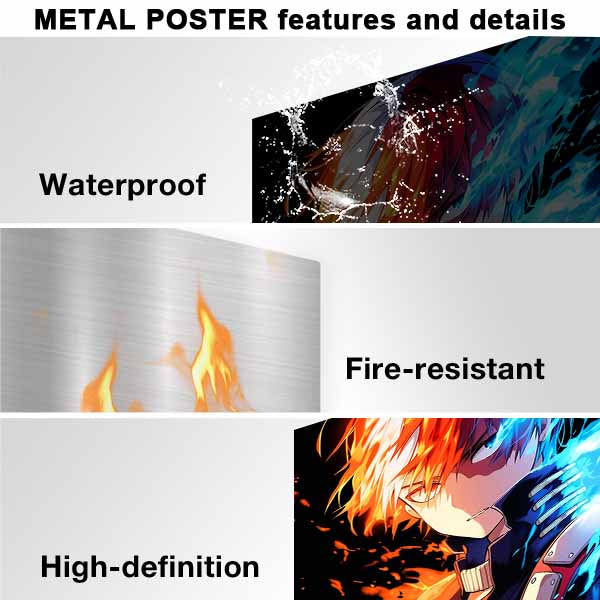 GE0195 Shoto Todoroki Neon Art My Hero Academia