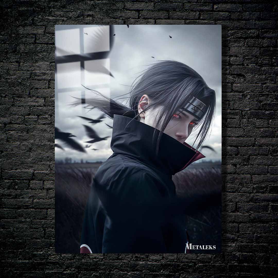 Itachi Uchiha Realistic Crow