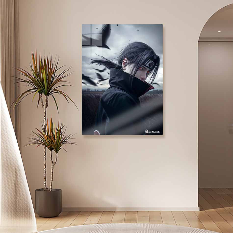 Itachi Uchiha Realistic Crow