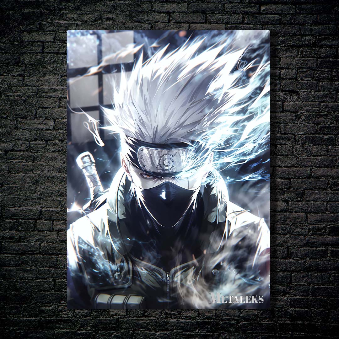 Kakashi Hatake Blue Artwork-Artwork by @BaisArt