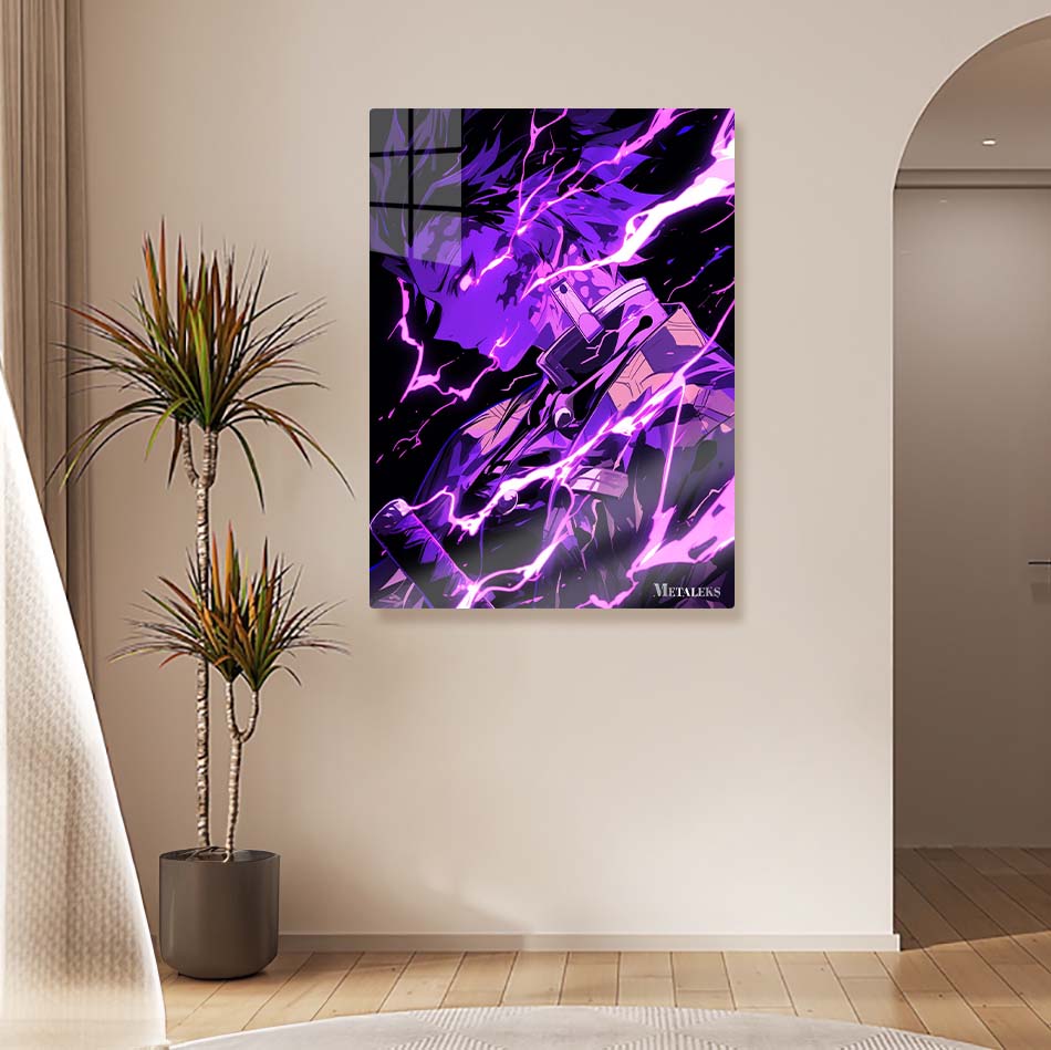 Kamado Tanjiro Lightning Purple Demon Slayer