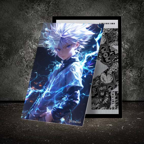 Killua Zoldyck Lightning Blue Hunter X Hunter