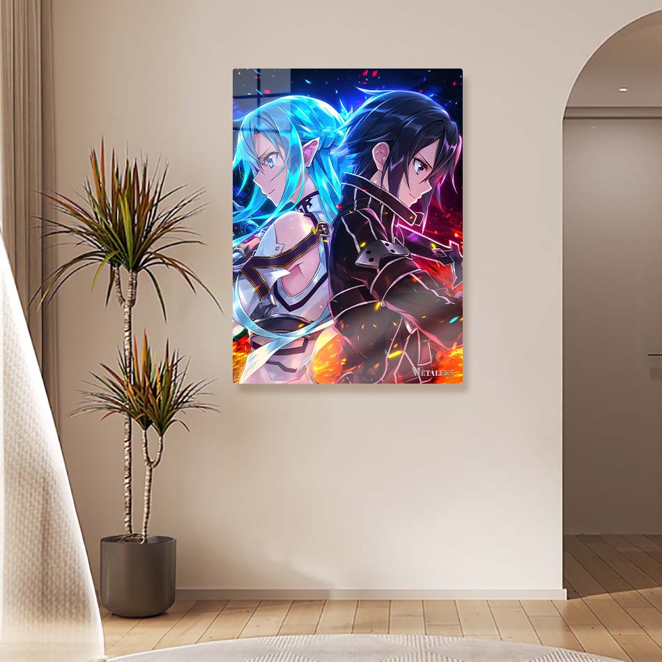 Kirito and Asuna - Sword art online