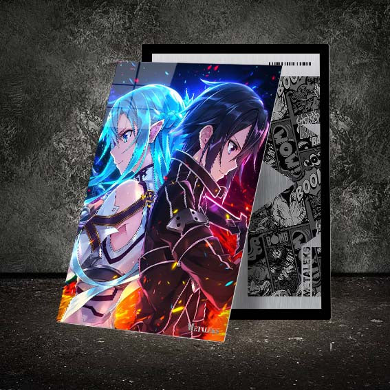 Kirito and Asuna - Sword art online