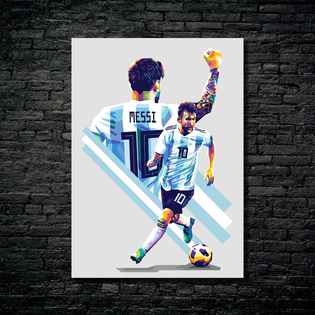 Lionel Messi WPAP style