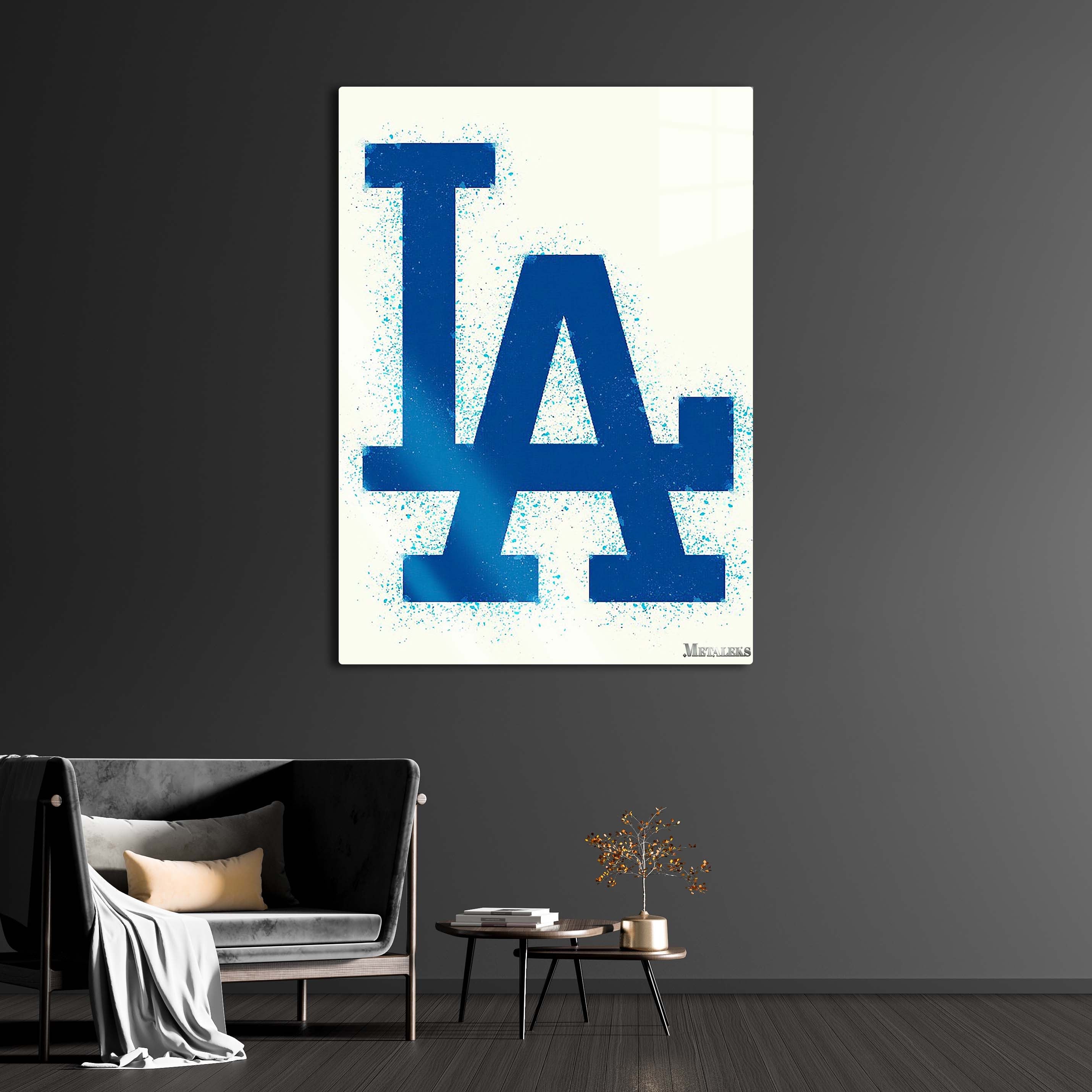 Los Angeles Dodgers Watercolor
