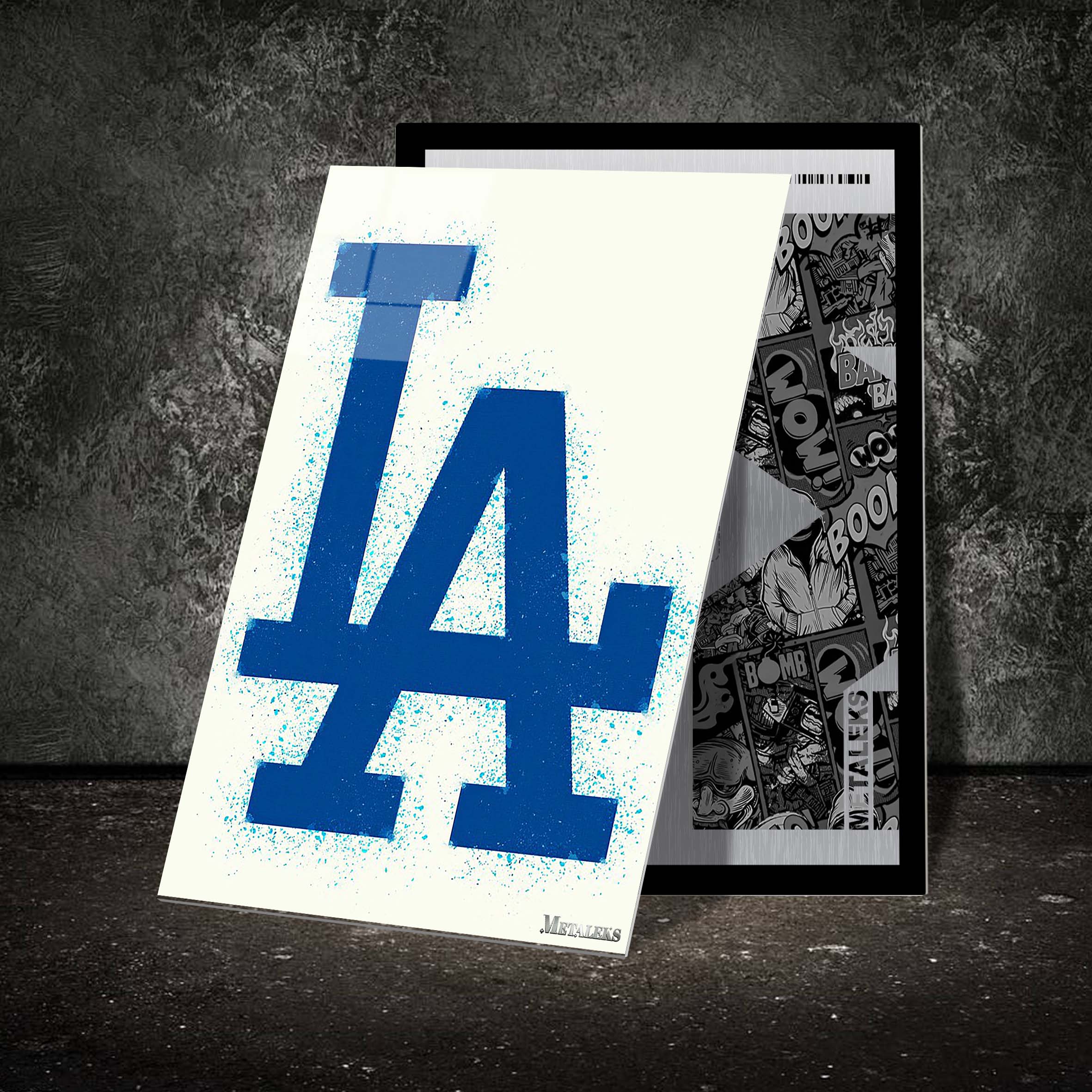 Los Angeles Dodgers Watercolor