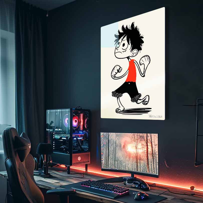 Luffy Caricature One Piece