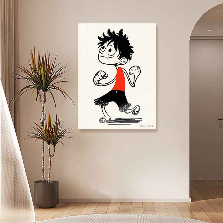 Luffy Caricature One Piece