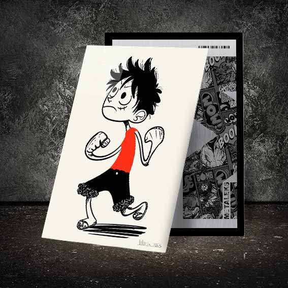Luffy Caricature One Piece
