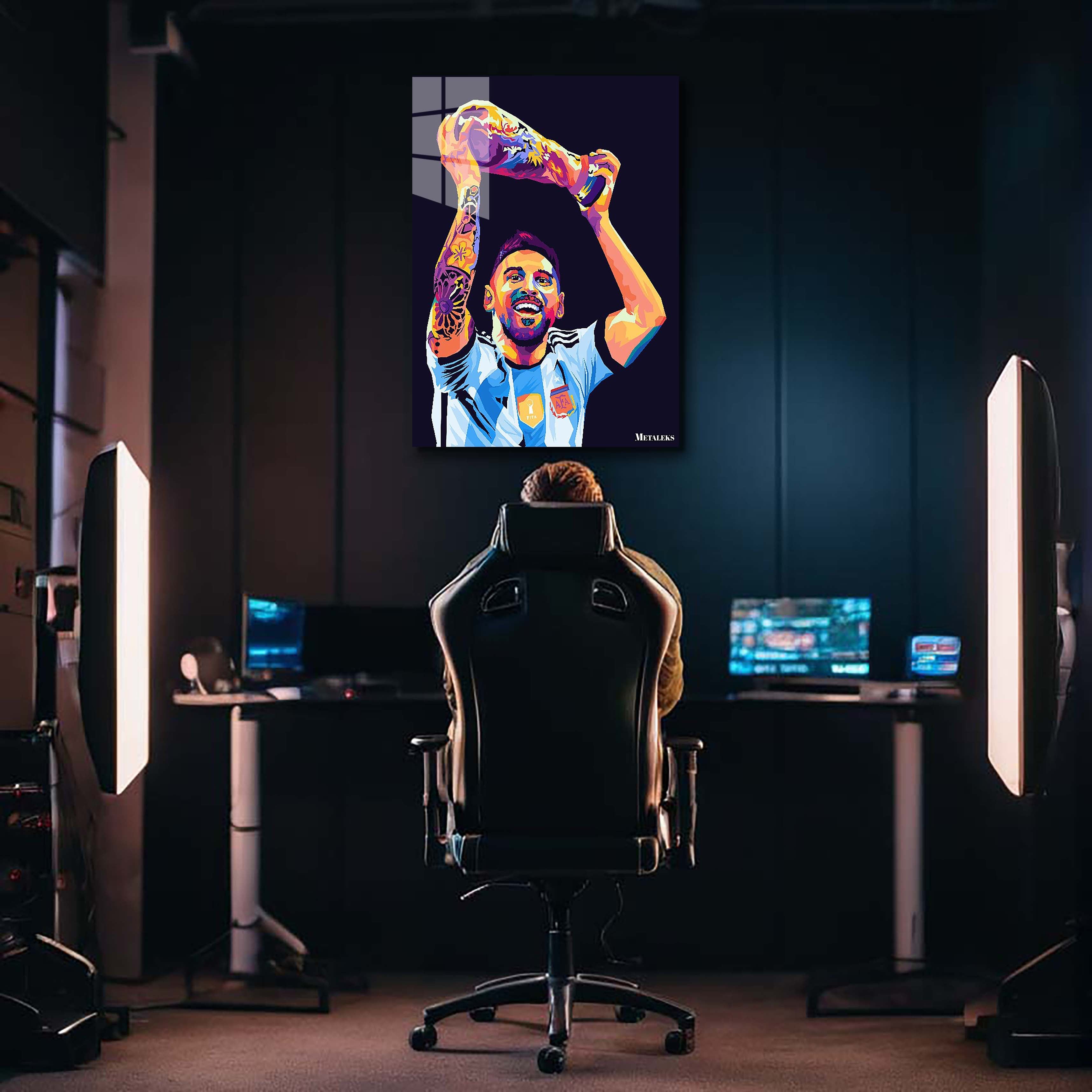 Messi In Wpap Style