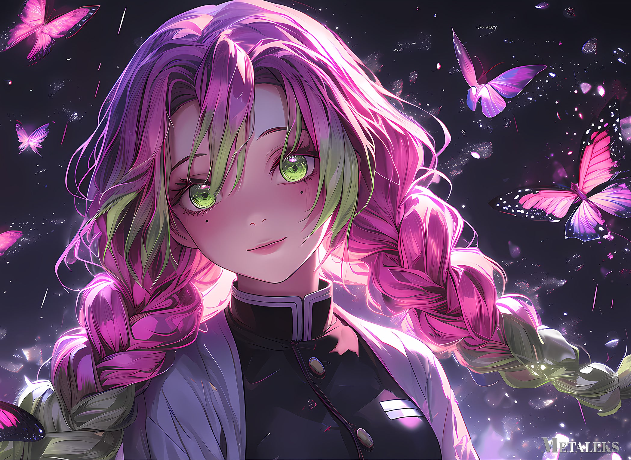 Mitsuri Kanroji close up
