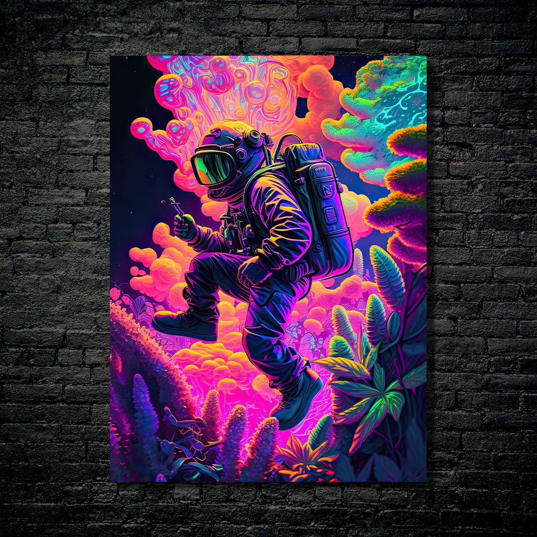 Neon Astronaut