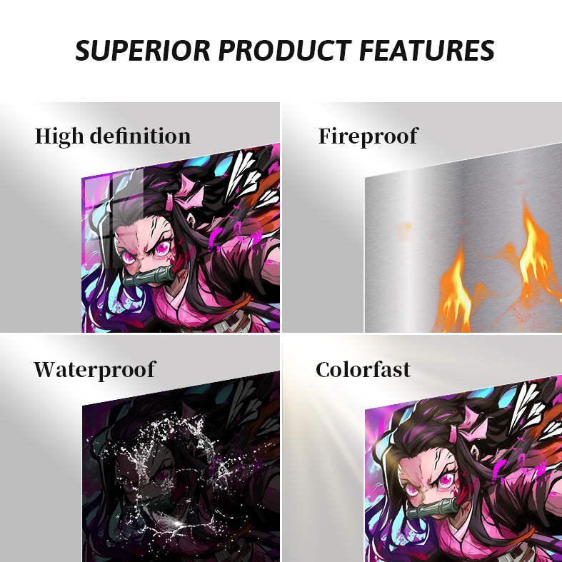 Nezuko's Fiery Bloom