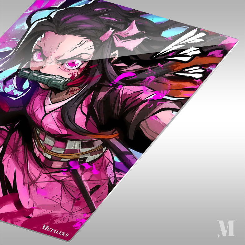 Nezuko's Fiery Bloom