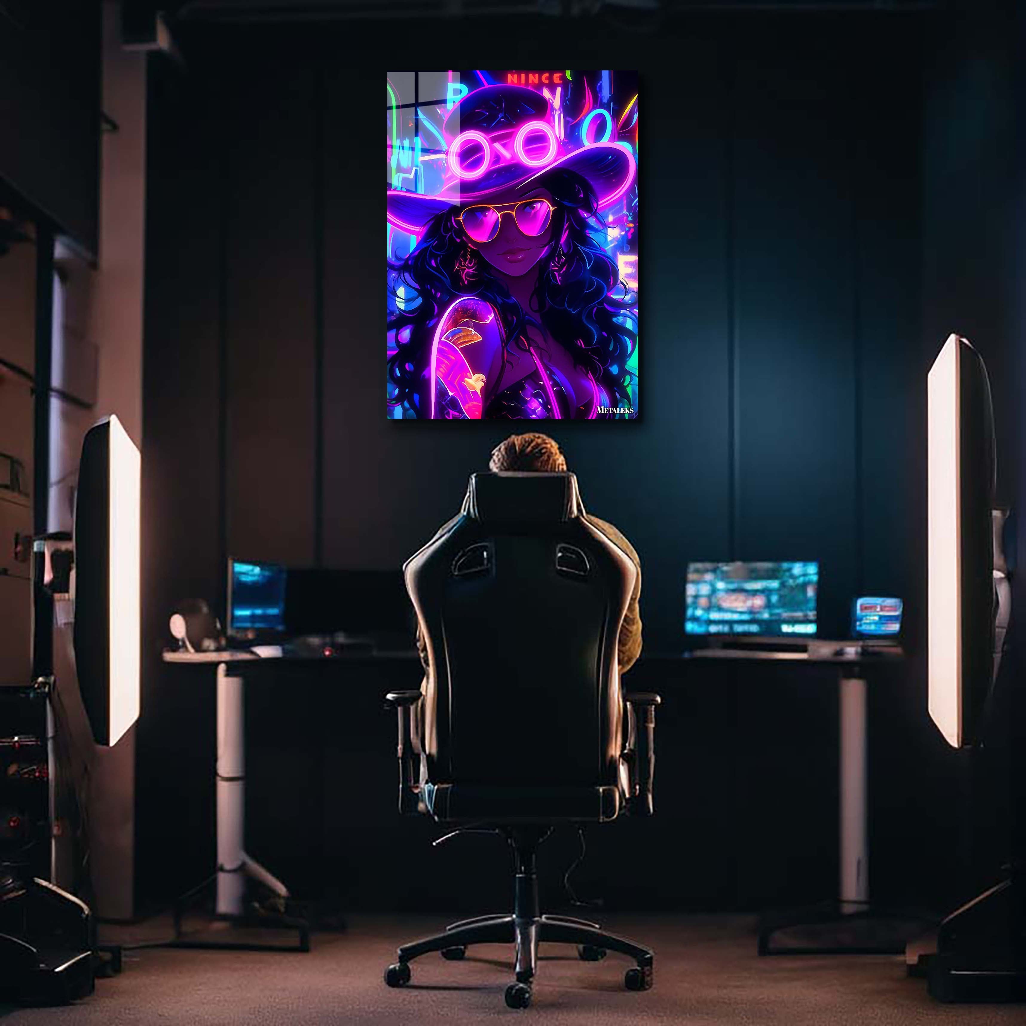 Nico Robin (One Piece) Neon Artwork By @Creativeye