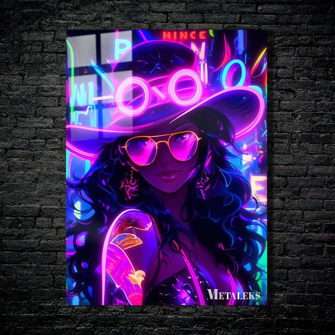 Nico Robin (One Piece) Neon Artwork By @Creativeye