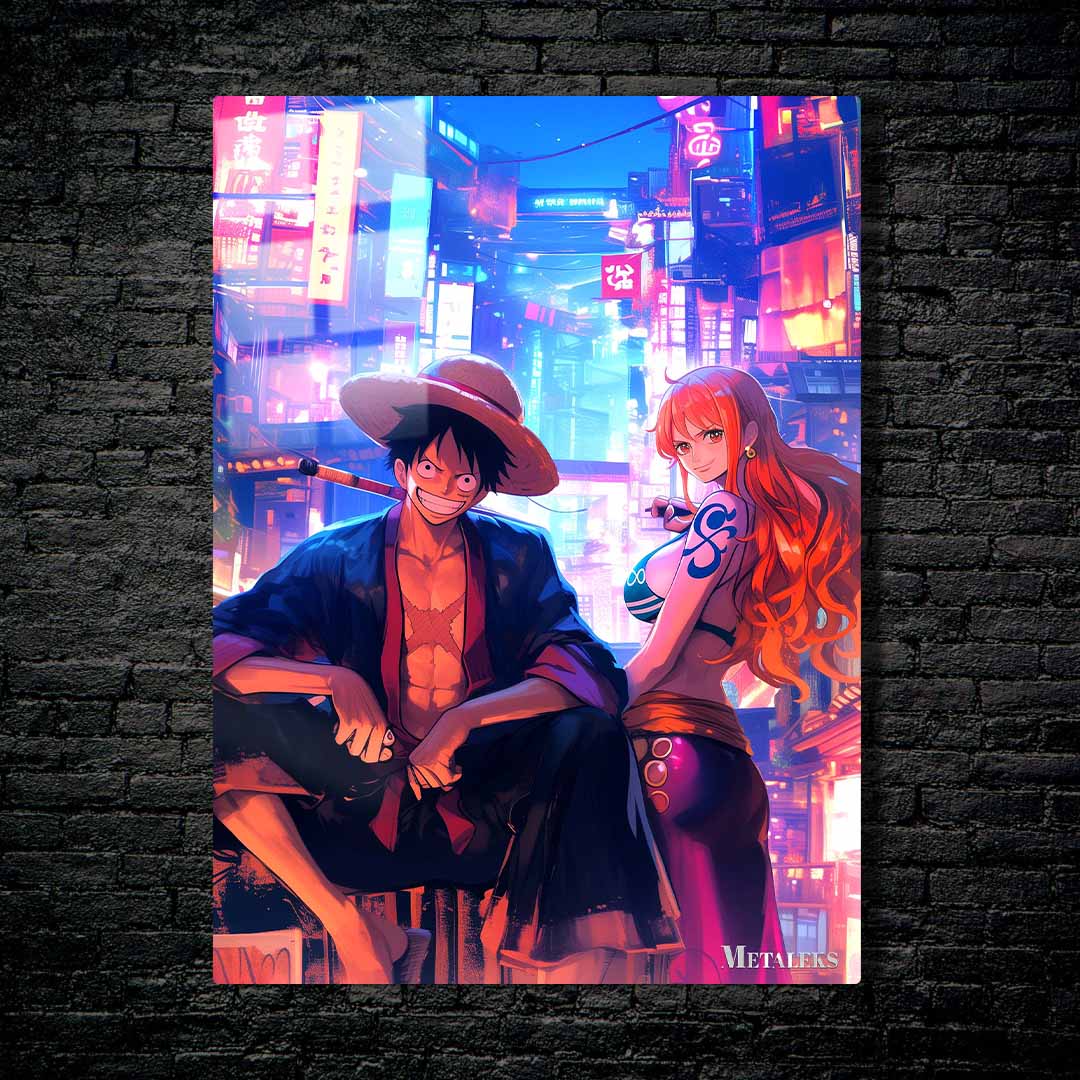 S012 Luffy and Nami One Piece