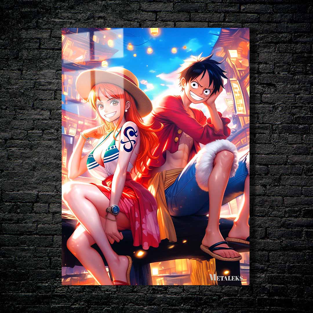 S017 One Piece - Luffy And Nami
