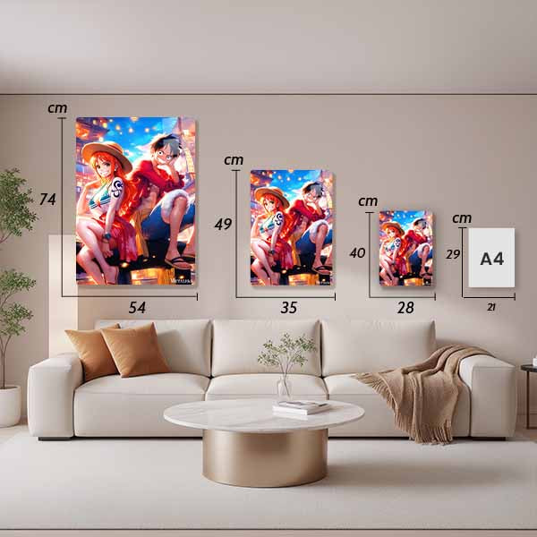 S017 One Piece - Luffy And Nami
