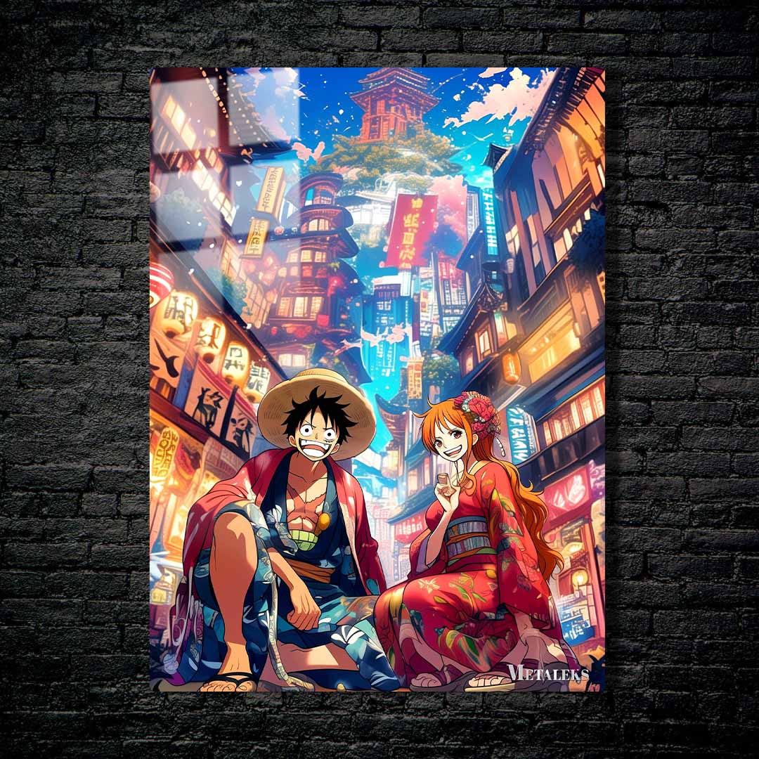 S030 Luffy And Nami One Piece