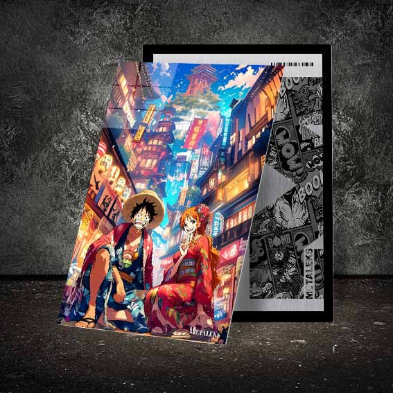 S030 Luffy And Nami One Piece
