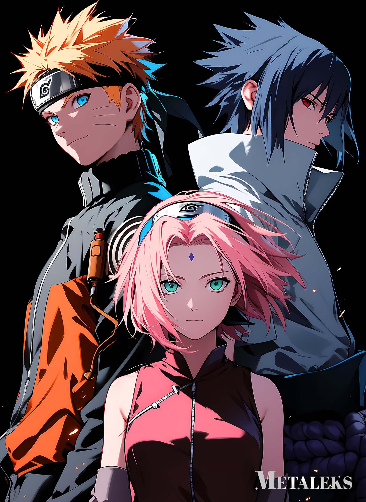 Team 7 Naruto - Sakura - Sasuke | Anime Naruto