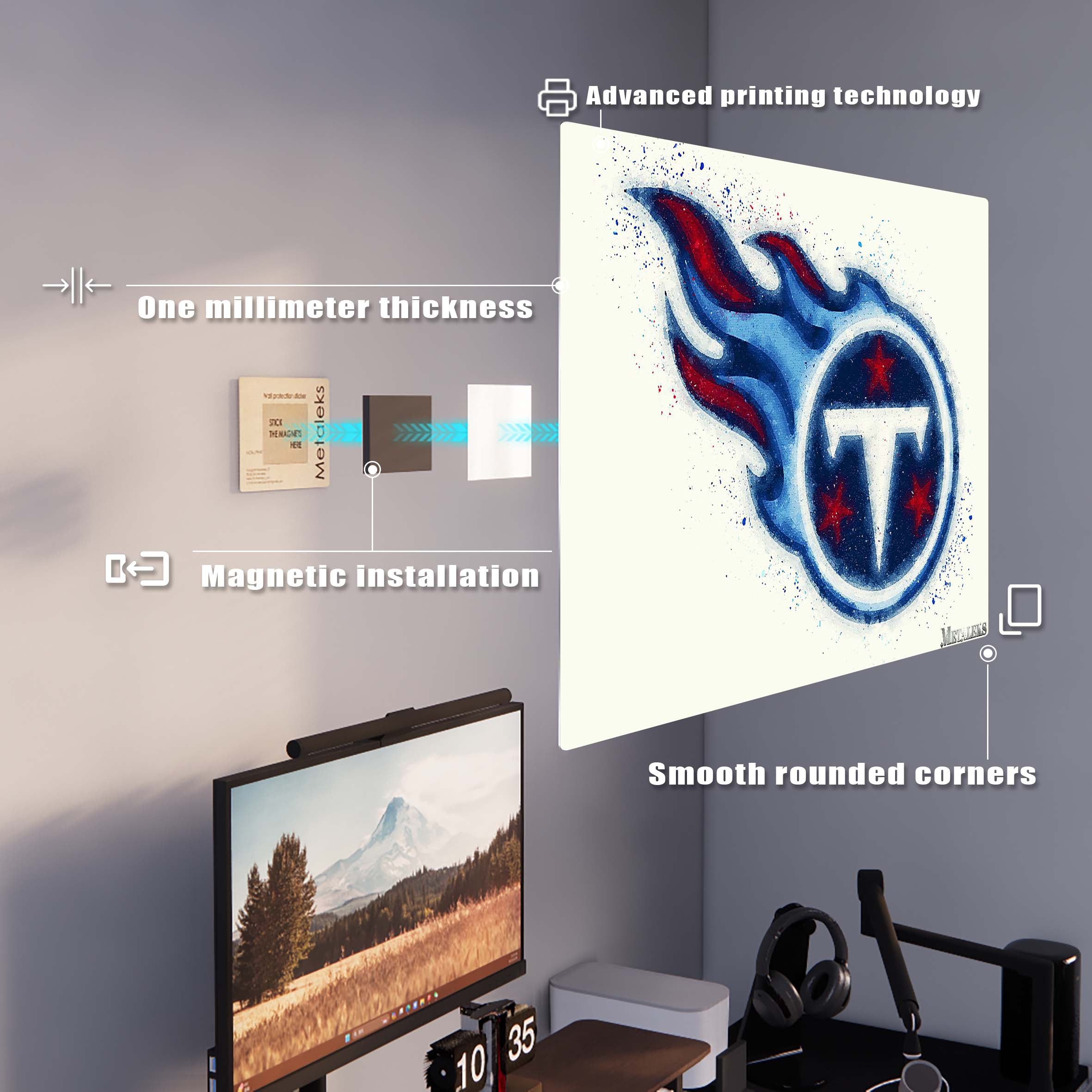 Tennessee Titans Watercolor