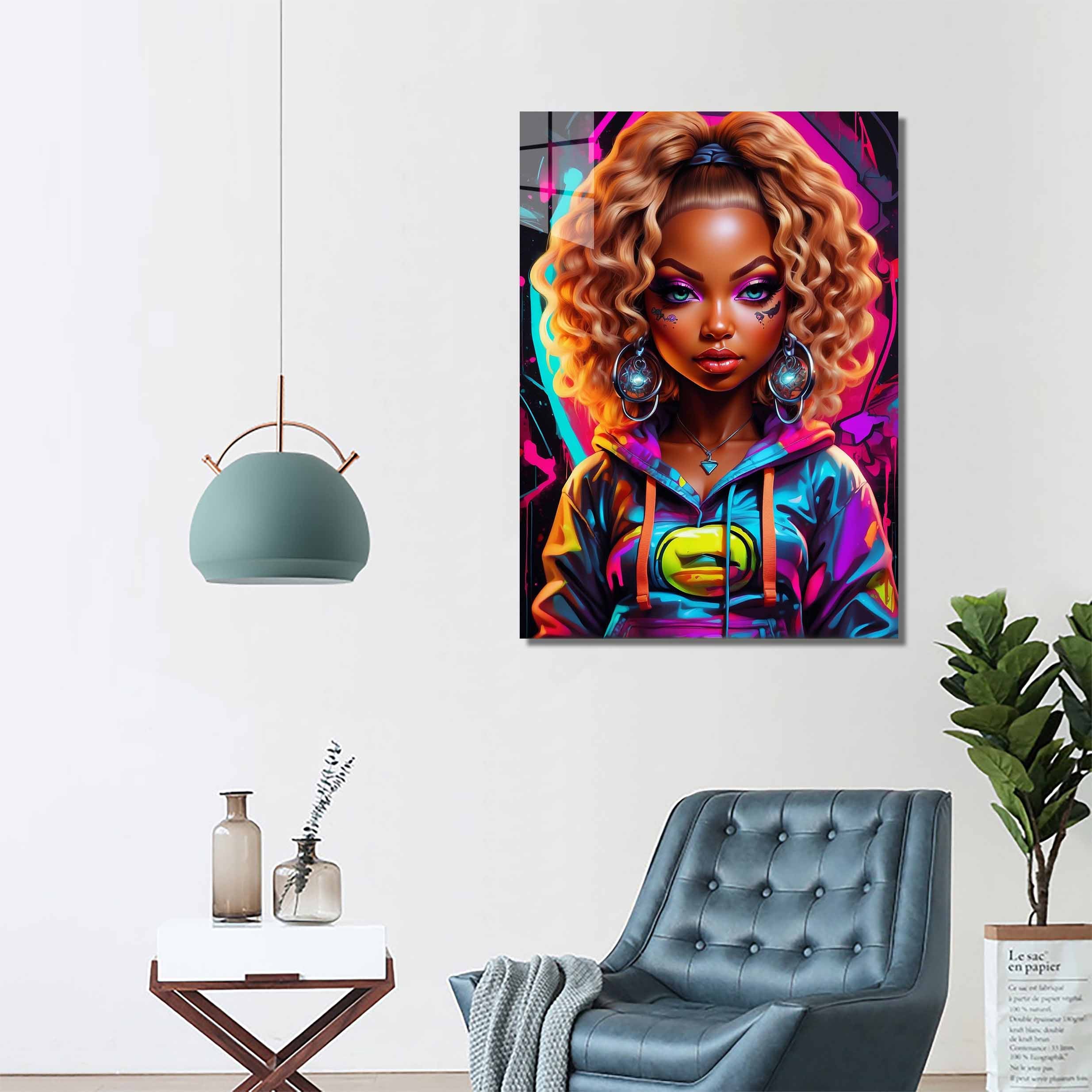 Urban Style Hip Hop-rtwork by @Vivid Art Studios