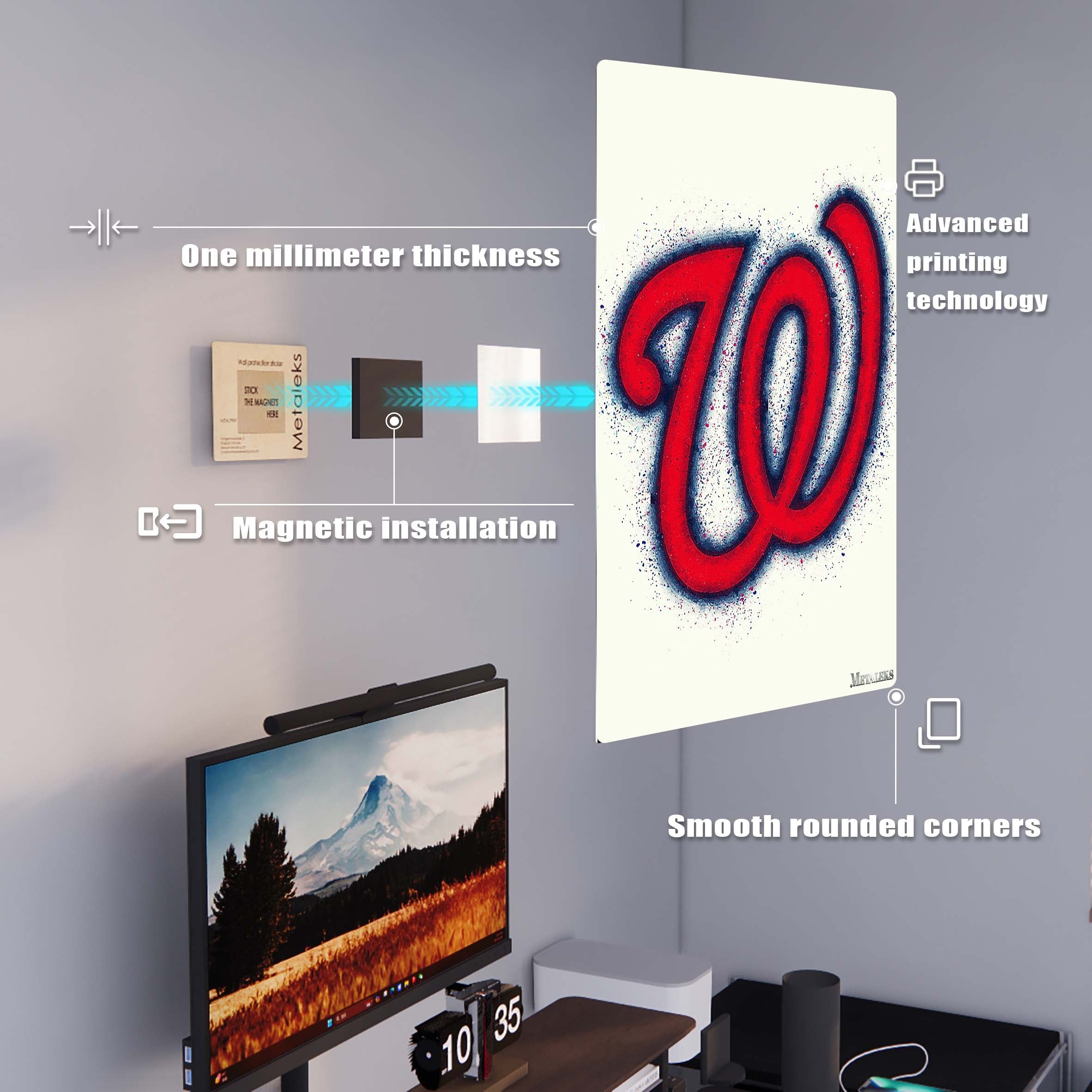 Washington Nationals Watercolor