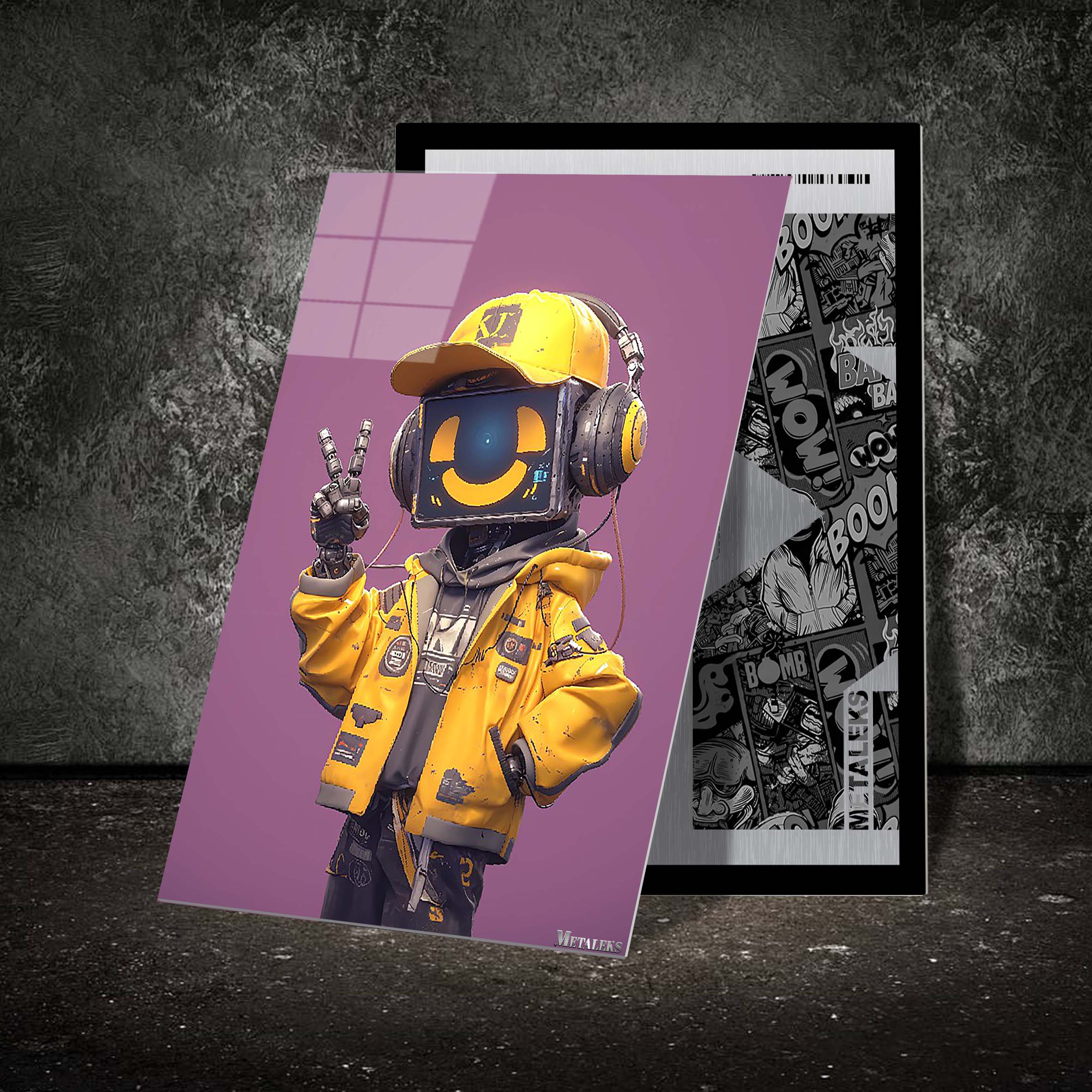 Yellow Smiley 08-Artwork by @VanessaGF