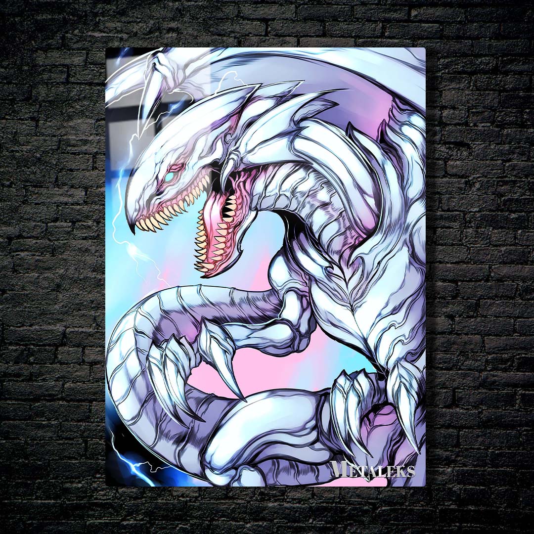 Yu-Gi-Oh! Blue Eyes White Dragon-designed by @ ERKABARA