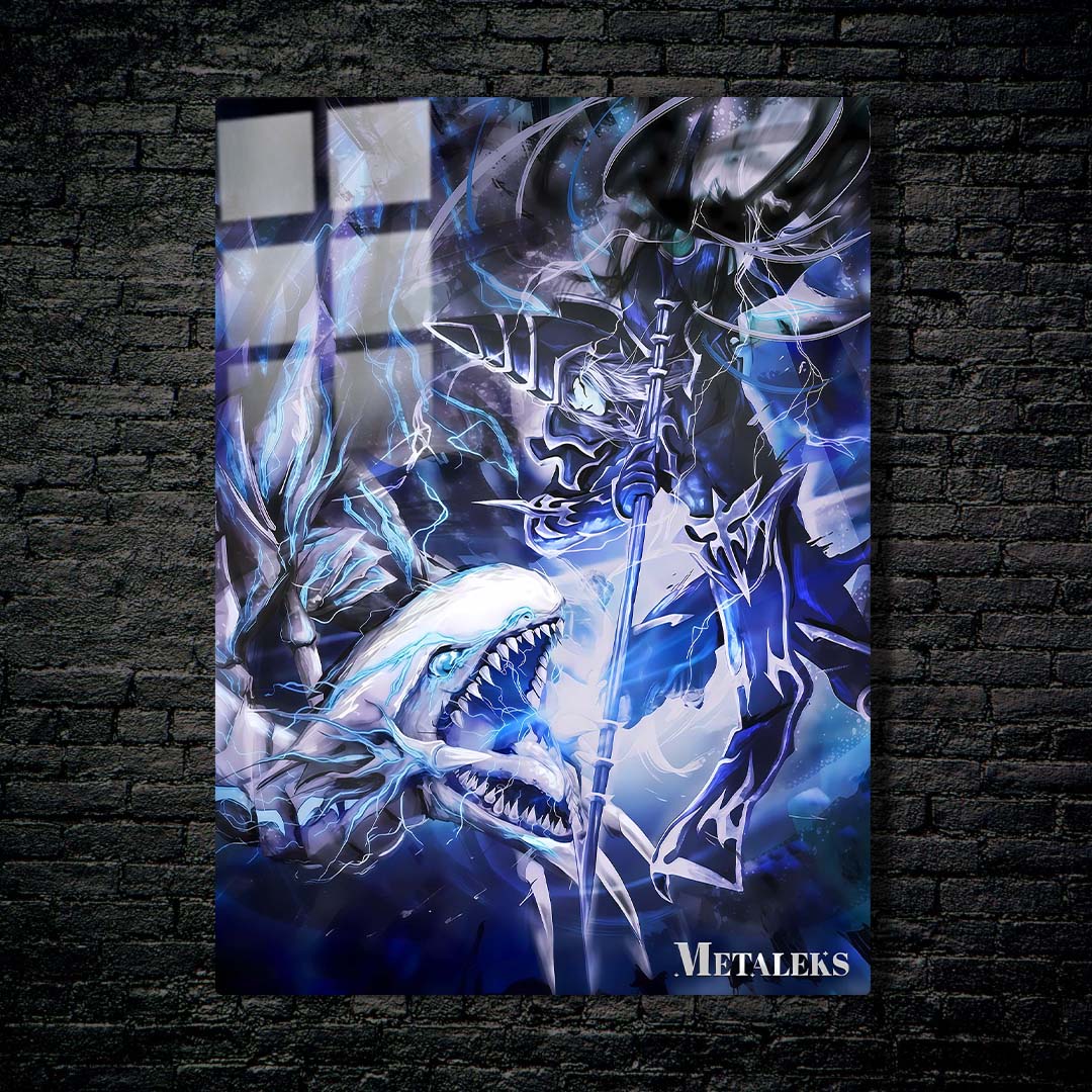 Yu-Gi-Oh! Dark Magician Vs Blue Eyes White Dragon-designed by @ ERKABARA